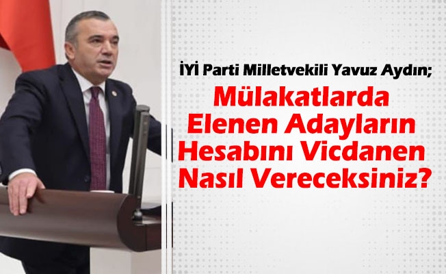 İYİ Parti Trabzon Milletvekili Yavuz Aydın, Mecliste Görüşülen Kanun Teklifi Hakkında Söz Aldı