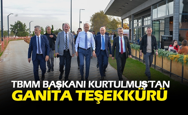TBMM BAŞKANI KURTULMUŞ’TAN GANİTA TEŞEKKÜRÜ TBMM BAŞKANI KURTULMUŞ’TAN GANİTA TEŞEKKÜRÜ