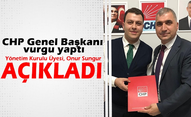 CHP Genel Başkanı gençlik kotası vurgusu yaptı, CHP Trabzon’un en genç adayı başvuru yaptı